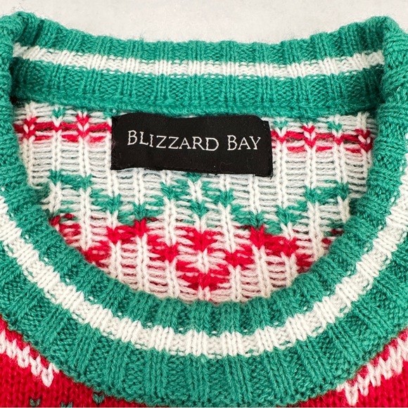 Blizzard Bay Cute Holiday Cat Christmas Sweater *Estimated Size Medium - Picture 8 of 13